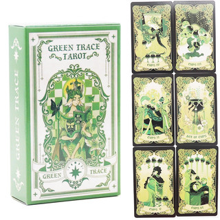 Green Trace Tarot - Story-driven Deck, Mystical Divination