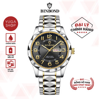  Đồng Hồ Nam BINBOND I29 Sang Trọng Mặt Số Có Lịch Thứ Ngày 