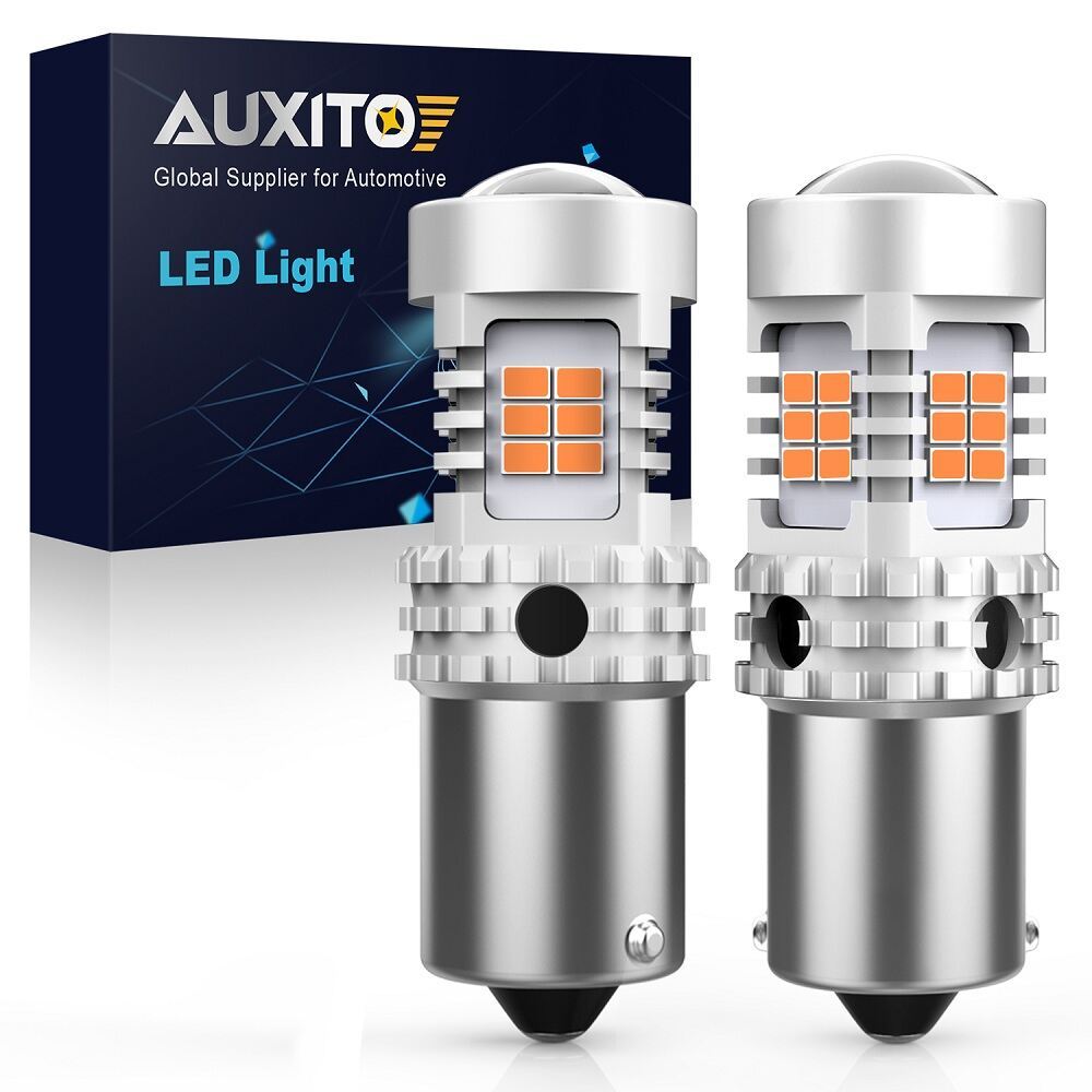 AUXITO 2 Chiếc 1156 BAU15S PY21W Không Hyper Flash 1156 P21W Ba15S 3020Smd Bóng Đèn Led Cho Ngày Chạ