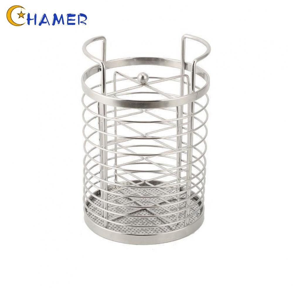 【CHAMER】Stainless Steel Chopstick Holder Multifunctional Kitchen Organizer for Utensils【HomeLiving】
