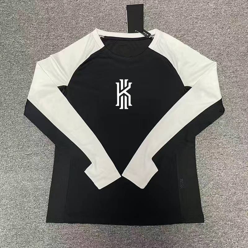 American Basketball Clothes Long-Sleeved Basketball T-shirt Men's Fitness Running New Sports Quick-D