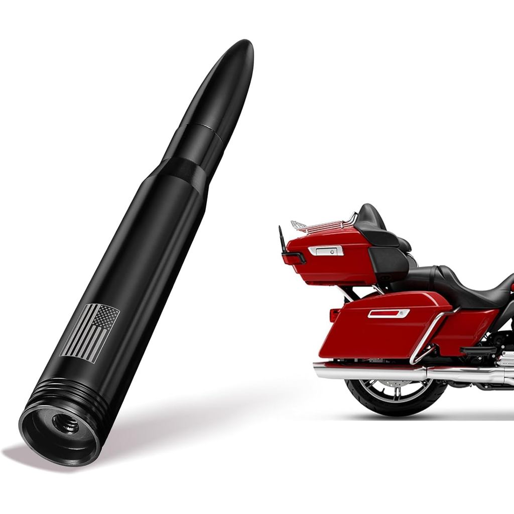 Ăng-ten xe máy cờ Mỹ cho 1989-2025 Đường lưu diễn Glide CVO Road Glide Street Glide Ultra Limited Tr