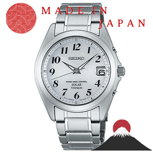 [Đồng hồ Seiko] Đồng hồ Seiko Selection nam Titanium Solar sóng SBTM223