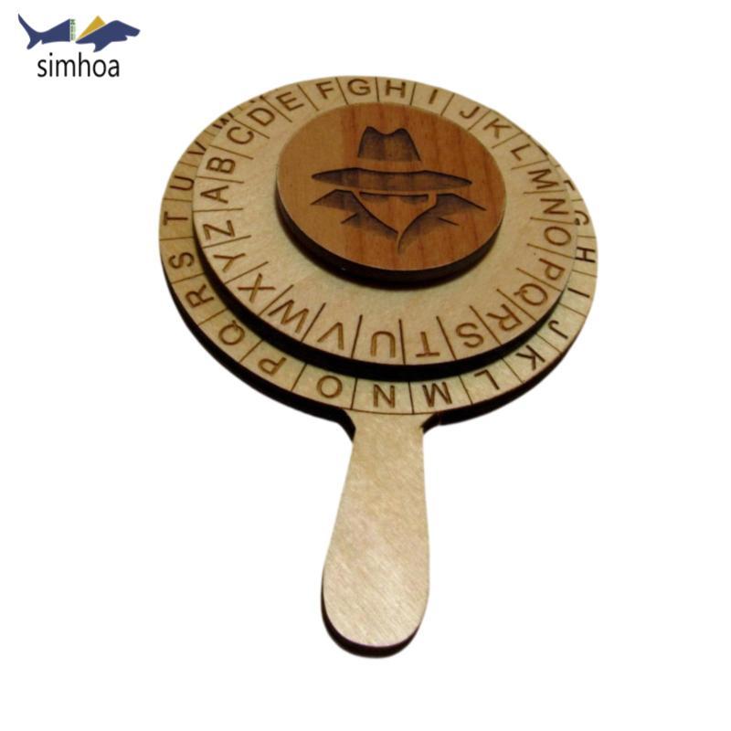 Đĩa giải mã thám tử bánh xe Simhoa Escape Room để sử dụng giáo dục ngày lễ