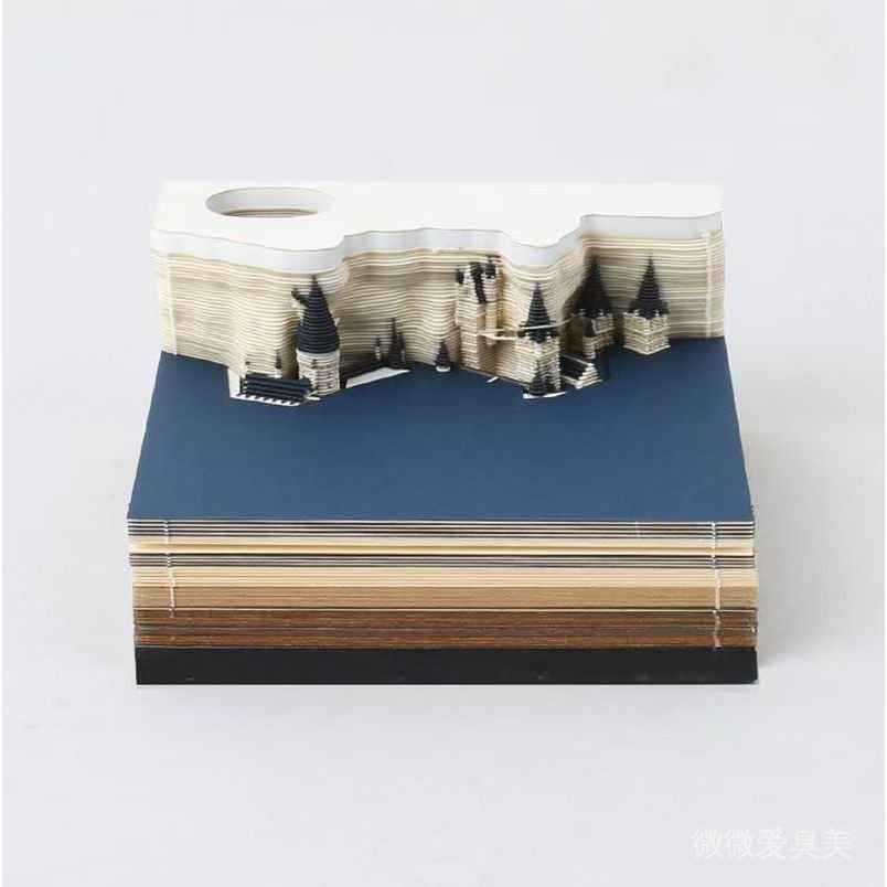 [3d Giấy ghi chú ba chiều Giấy ghi chú Sổ tay tiện lợi bằng tay] Trang trí máy tính để bàn Harry Pot