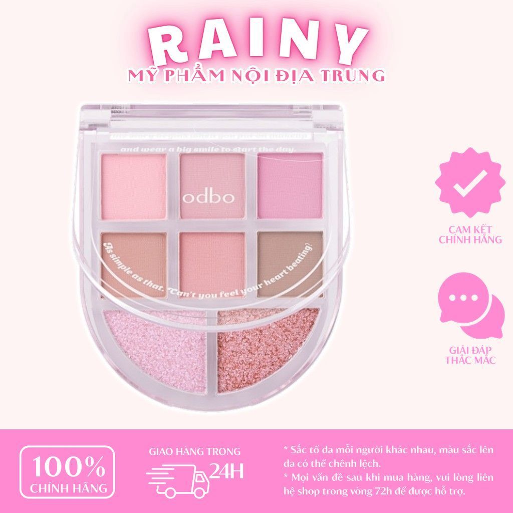 [ODBO] Bảng phấn mắt 8 ô Odbo Romance Mood OD2023