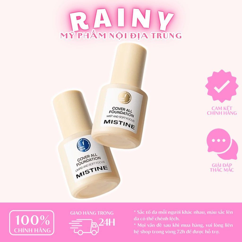 [MISTINE] Kem nền Mistine Cover All Foundation lâu trôi
