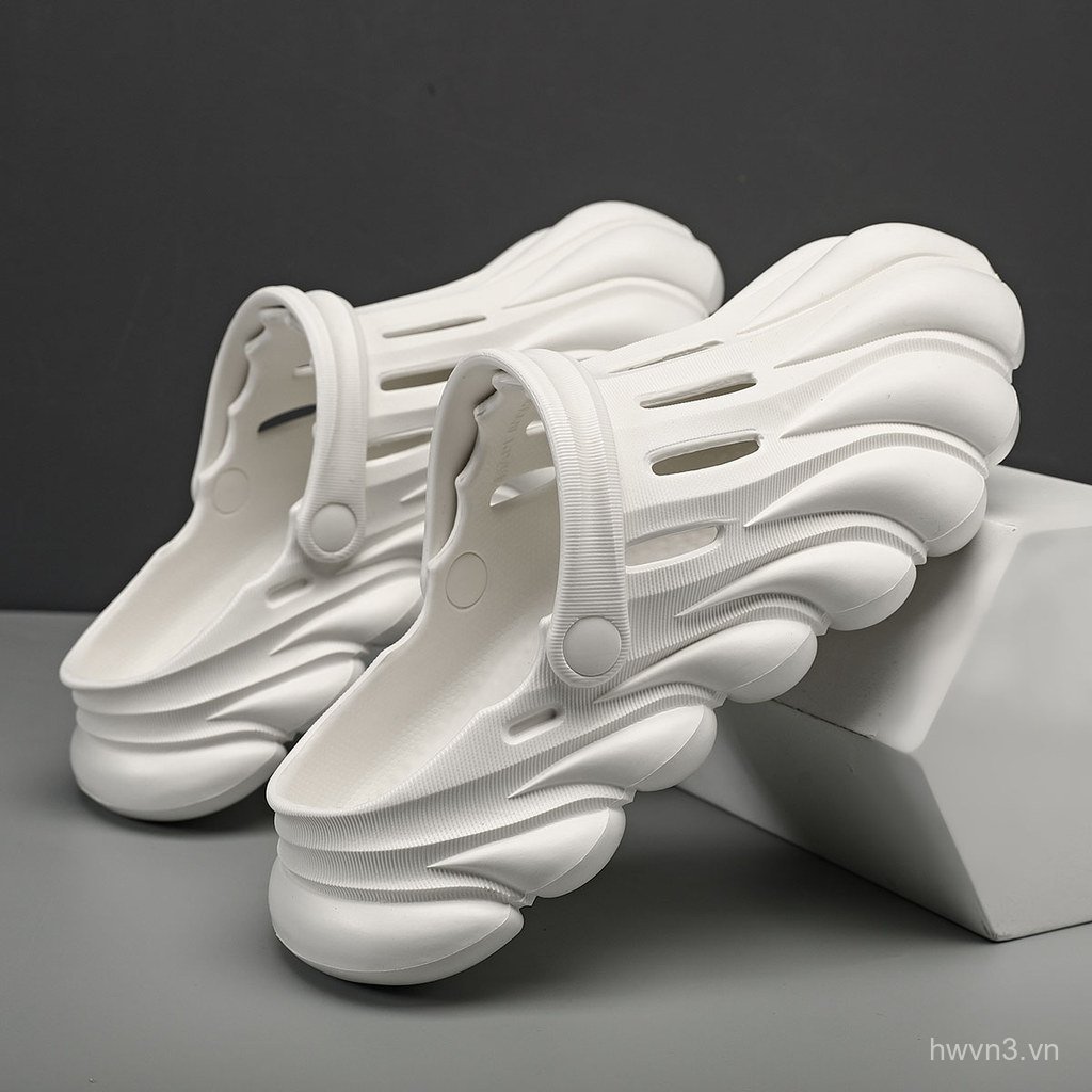 Thương hiệu sáng tạo Khuôn mới Muscle Flame Mountain Soft Hole Shoes