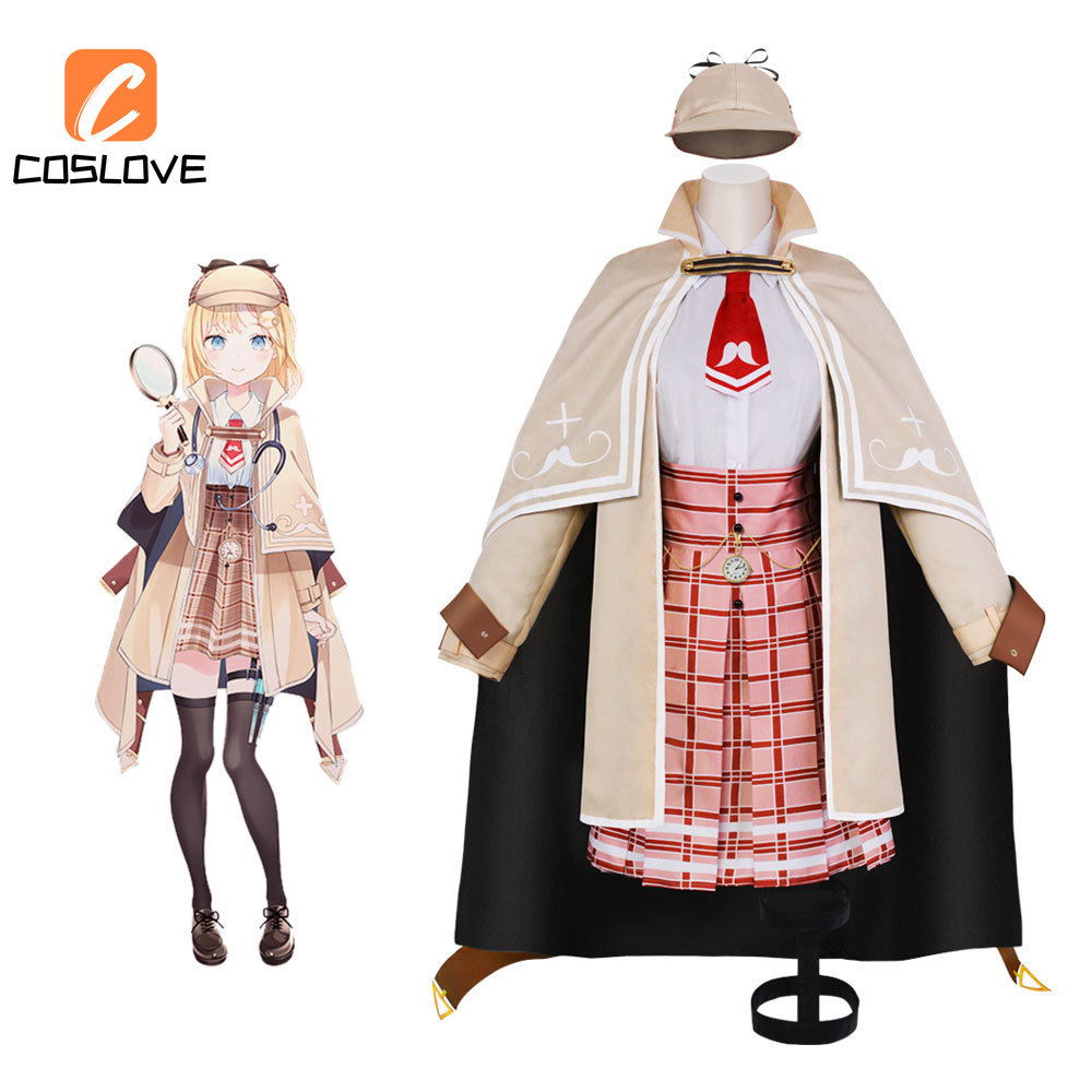 Quần áo cosplay trọn bộ Watson Amelia - Style thám tử & Giáng sinh cho người phụ nữ