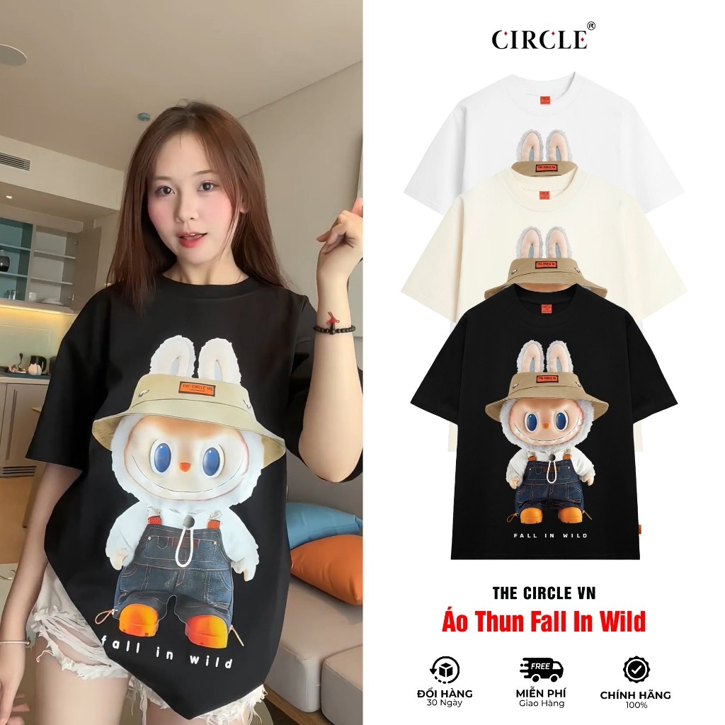 Áo Thun Fall In Wild Unisex Unisex cotton cao cấp - THE CIRCLE VN