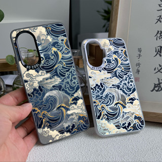  Dành cho POCO X7 X6 F7 F6 Pro F5 Redmi Turbo 4 Pro   3 ‌Ốp điện thoại The Great Wave off Kanagawa Micro Matte Redmi Note 14 Pro 13 Xiaomi 15 14 Vỏ POCO chống sốc 