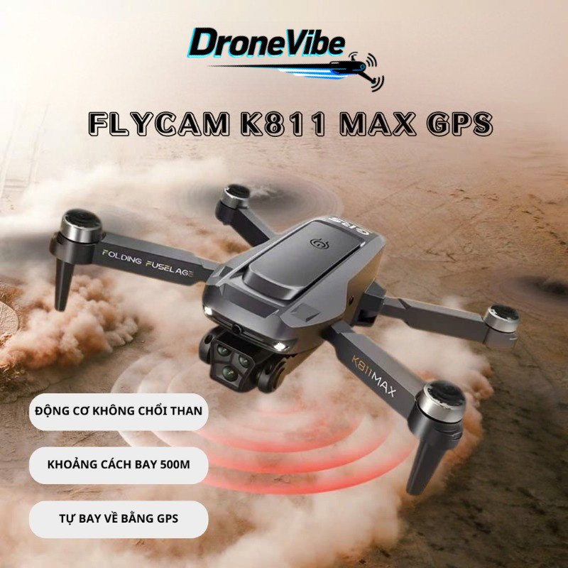 FLYCAM K811 PRO MAX GPS 2025 - ĐÍCH THỰC CHO NGƯỜI MỚI BẮT ĐẦU: CÔNG NGHỆ GPS THÔNG MINH