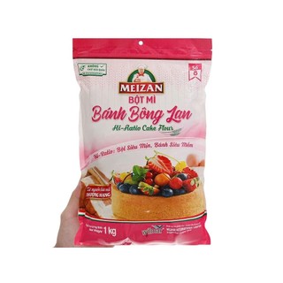 Thùng (10 Gói) Bột Bánh Bông Lan Meizan túi 1kg - Thơm Ngon, Tiện Lợi, Date Mới