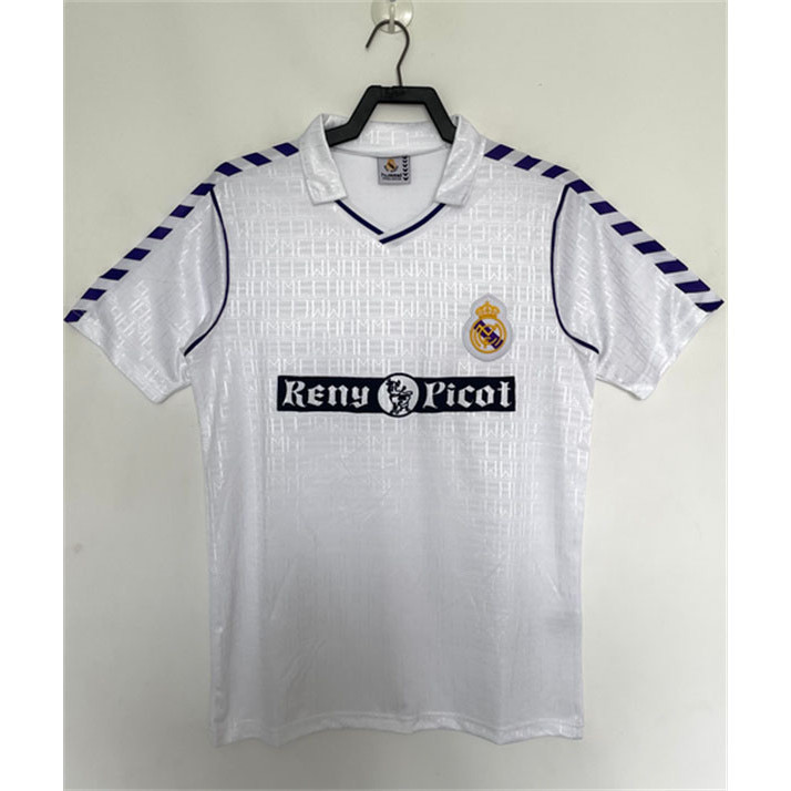 Áo đấu Thể Thao Nam Retro Real Madrid 1988-1990, Home Jersey