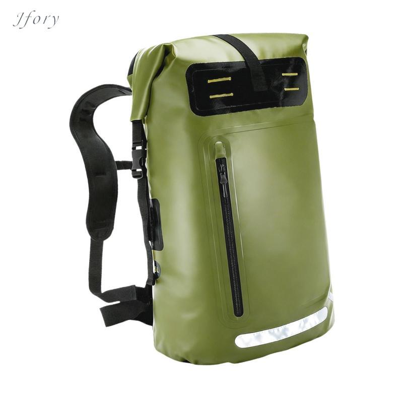 Ba lô chống nước Jfory Đi bộ đường dài Daypack Tách khô ướt 20-35L Túi cắm trại PVC Ba lô ngoài trời cho thể thao ngoài trời Nam và Nữ