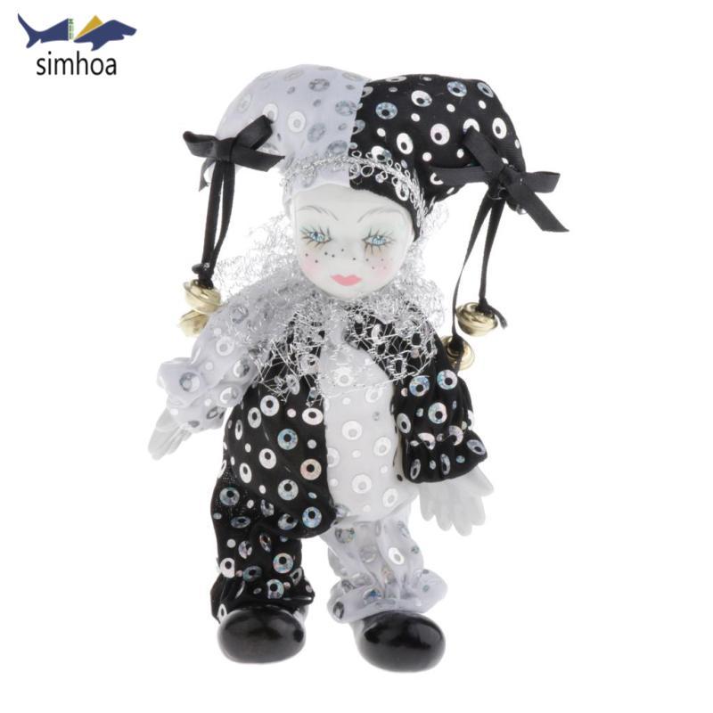 Simhoa 5inch Đáng Yêu Tượng Gốm Sứ Ý Chúc Búp Bê Thẻ Quà Tặng Giáng Sinh Cho Bạn Gái, Nhà Búp Bê Ngư