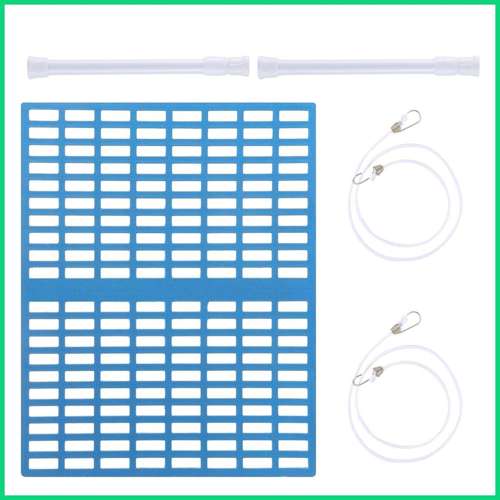 Skimmer Guard cho Inground Pool Pool Skimmer Screen Net Cleaner Kit 16,5x13in Floats Debris Filter c