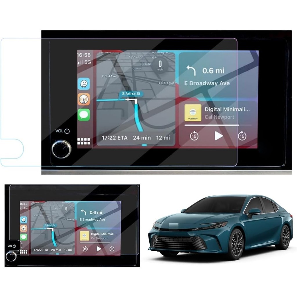 2025 2026 Camry Bảo Vệ Màn Hình 8 Inch Cho 2026 2025 Toyota Camry LE SE Bảo Vệ Màn Hình 2025 Camry L