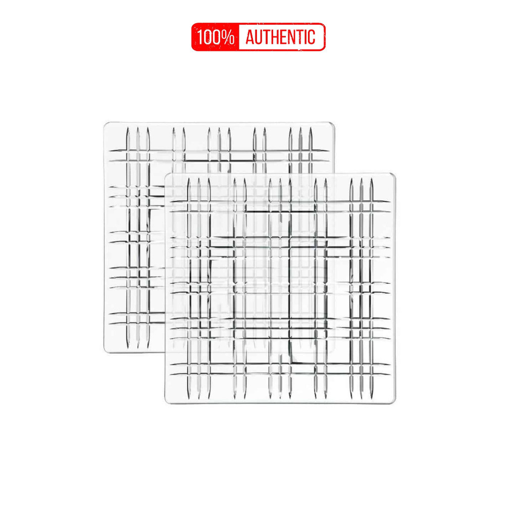 Set 2 Đĩa Vuông Nachtmann Square Plate Square (Kích Thước 21cm) Phong Cách Hiện Đại & Sang Trọng