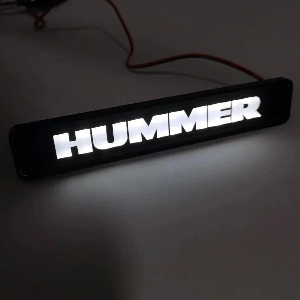 Đèn LED Lưới Tản Nhiệt Không Khí Ánh Sáng Huy Hiệu Trắng Cho HUMMER H1 H2 H3 HX Kiểu Dáng Xe HUMMER 