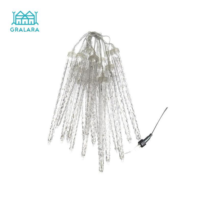 Treo Icicle Đèn Giáng Sinh Trang Trí Giáng Sinh Trang Trí Ngày Lễ Giáng Sinh Đèn Icicle Cho Eave Ngo