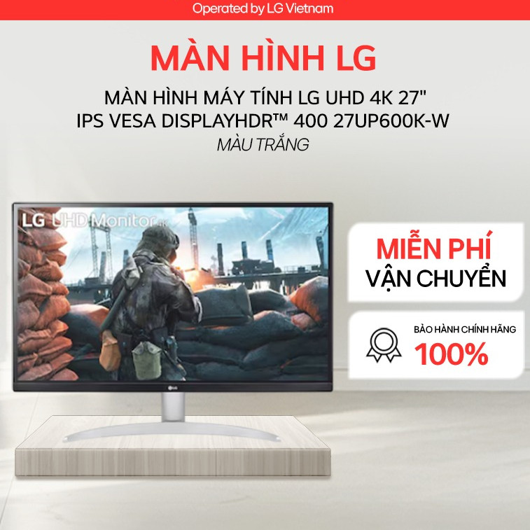 27UP600K-W - Màn hình máy tính LG UHD 4K 27" IPS VESA DisplayHDR™ 400 27UP600K-W