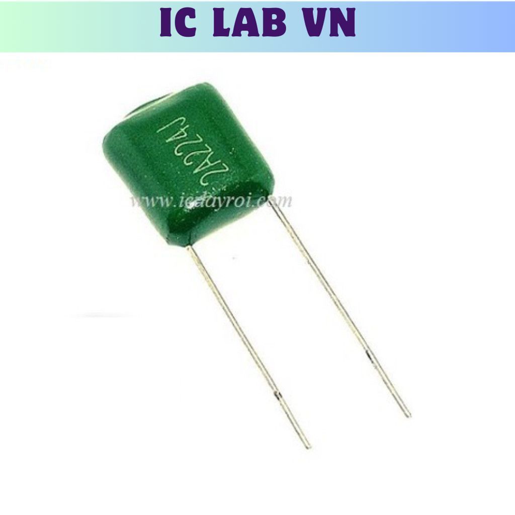 [30 Cái]- Tụ Mica 2A224J 220nF 100V Ic Lab VN