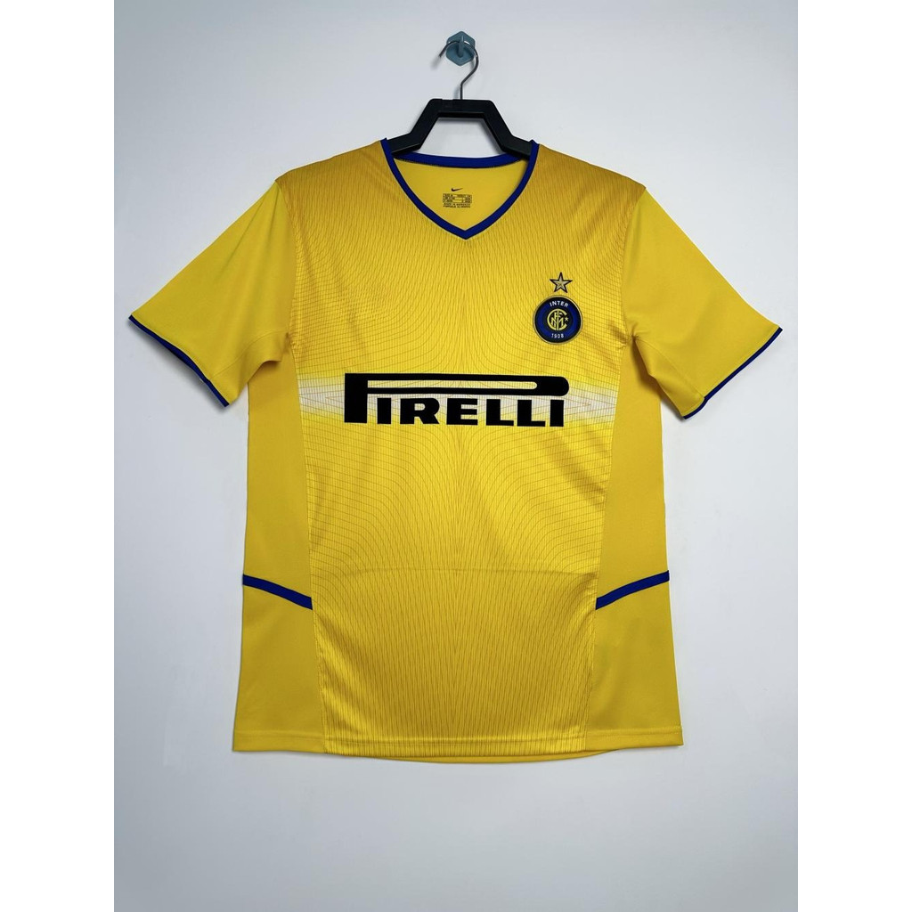 02-03 Áo thun thể thao bóng đá sân khách Inter Milan Retro