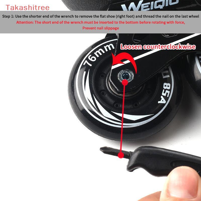 (Takashitree) Universal Roller Skate Brakes Stopper Thay thế Kids Inline Skate Brake Roller Skate Bl