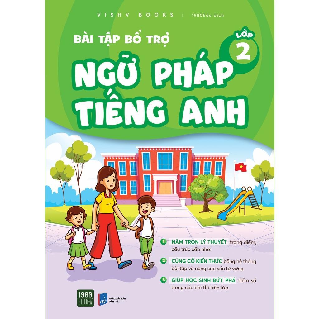 Sách - Bài Tập Bổ Trợ Ngữ Pháp Tiếng Anh Lớp 2 - VISHV Books - 1980 Books