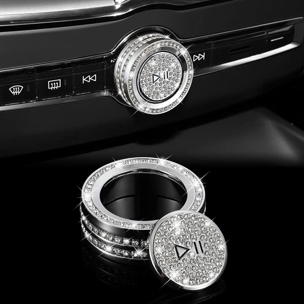 Vỏ núm điều chỉnh âm lượng ô tô TMALL Bling Tương thích với Volvo XC90 / S90 / V90 2015-2025 / XC60 