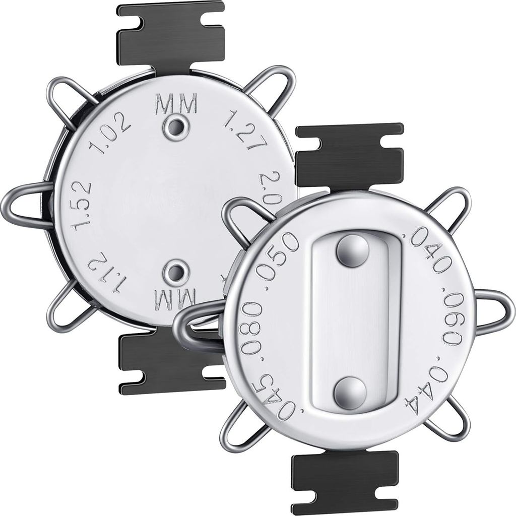 2 Miếng Spark Plug Gap Gauge Tool Spark Plug Gauge Tool Metric Standard Inch Gapper cho xe máy