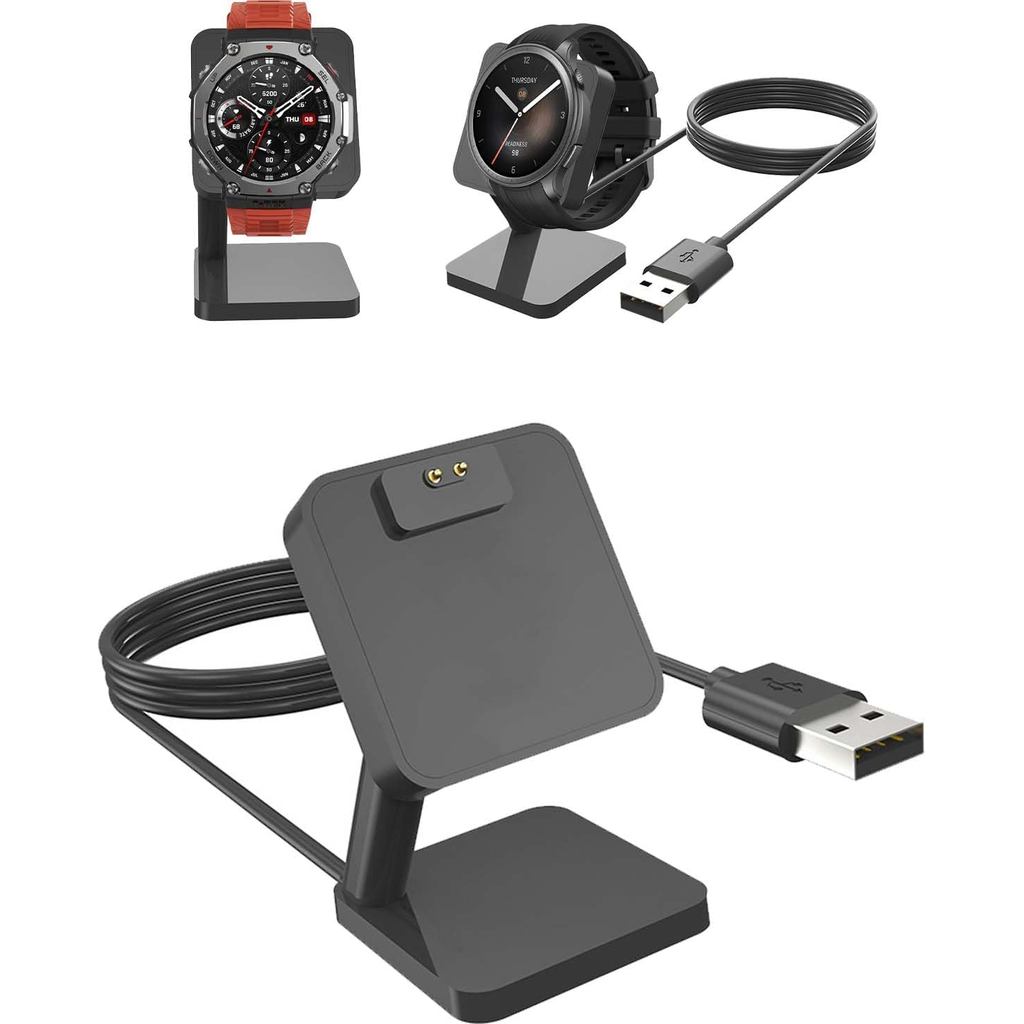 Đế sạc cho đồng hồ thông minh Amazfit Balance / Amazfit T-Rex3, Đế sạc an toàn nhanh từ tính, Đế sạc