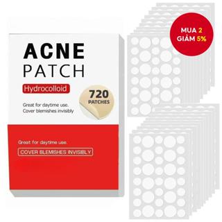  Băng Dán Trị Mụn 360 720 Miếng Hydrocolloid Che Mụn Và Vết Thâm Chăm Sóc Da Hiệu quả 