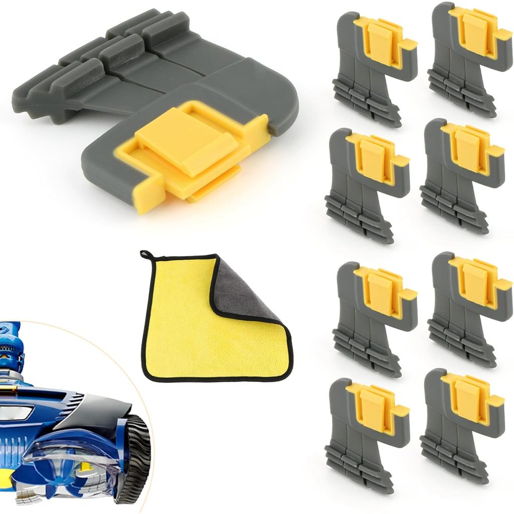 8 chiếc R0714400 Bàn chải chà xát Cyclonic cho MX6 / MX6 Elite / MX8 / MX8 Elite Pool Cleaner Thay t