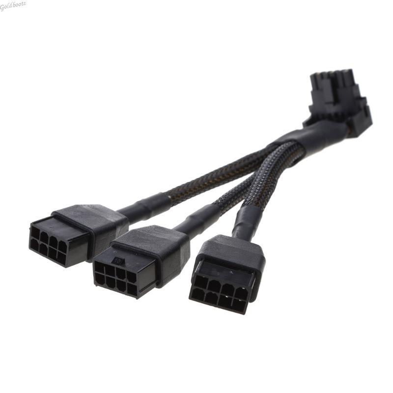 GB Hiệu Quả 12VHPWR GPU Adapter Cáp 3x8pin Sang 16Pin Kết Nối 90 Độ Góc Phải 16P 12 + 4Pin Kết Nối D