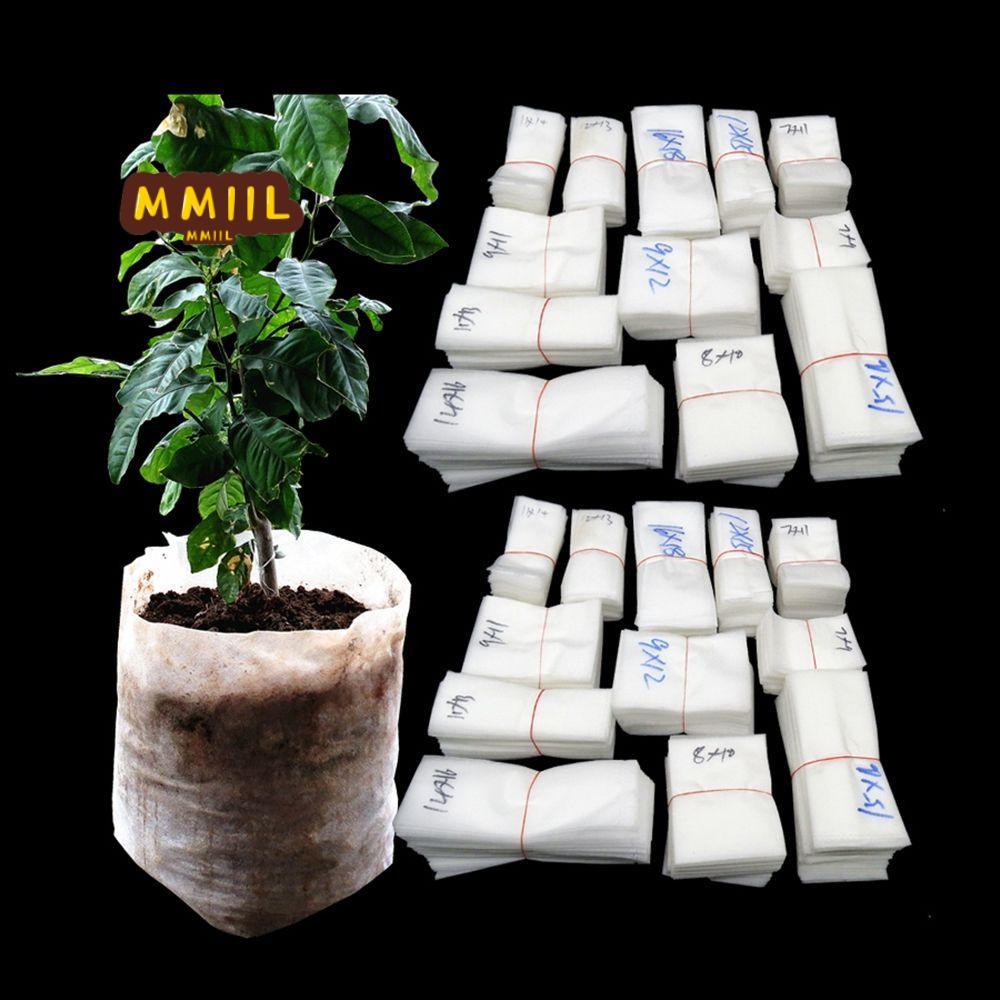 HIFUN Grow Túi Vải 100 Chiếc Nuôi Trồng Hoa Rau Chậu