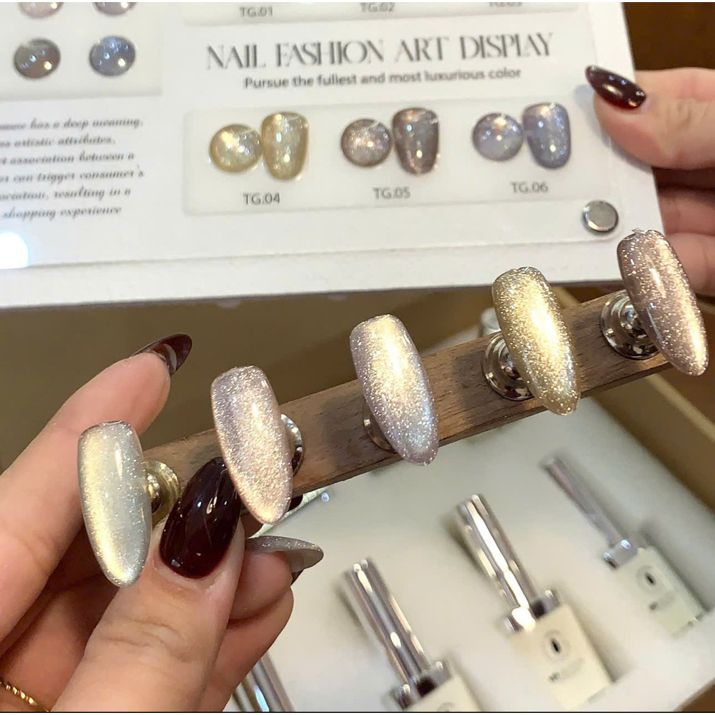Set sơn mắt mèo ánh sao TG 6 màu siêu đẹp (Tặng Bảng Màu)// Mega Nails