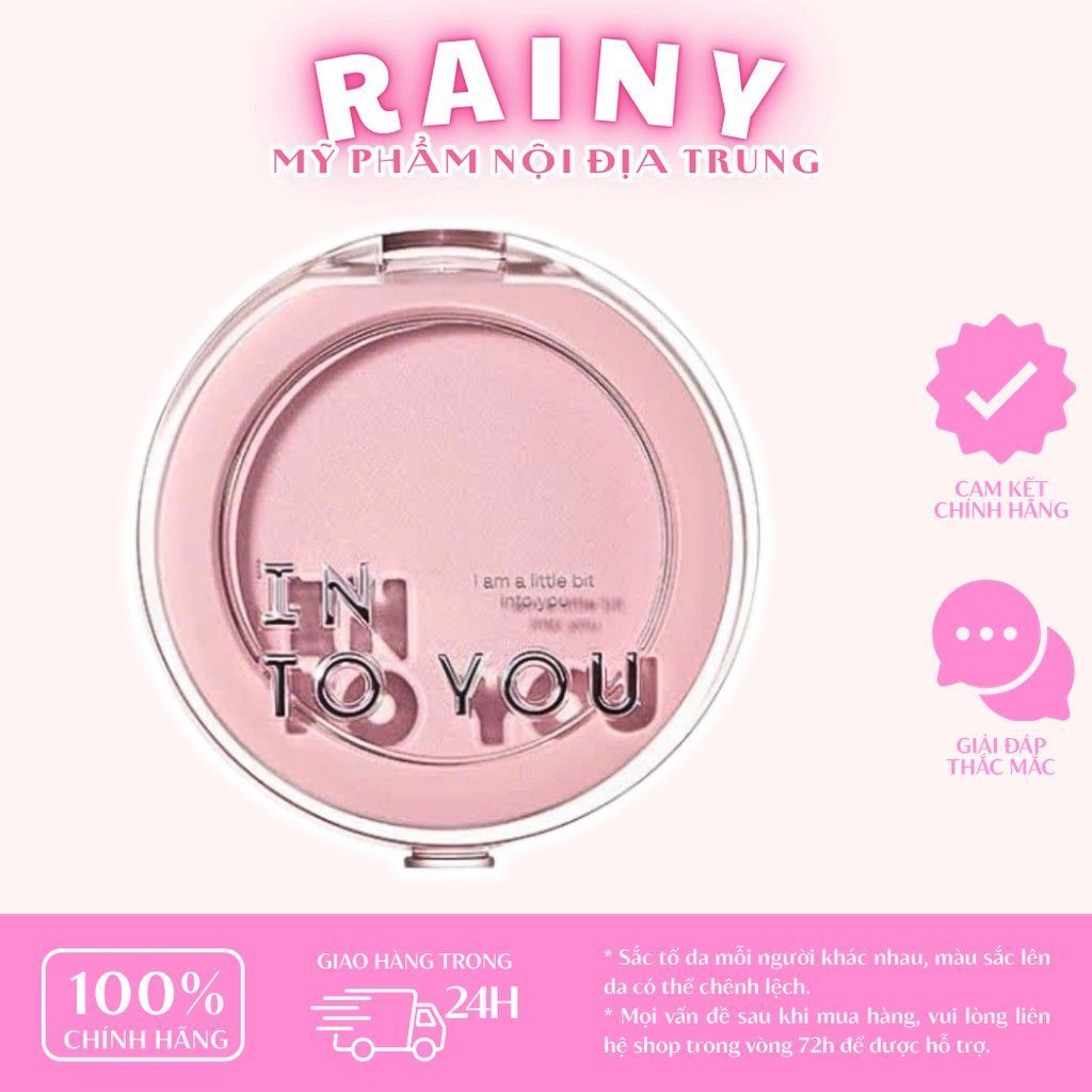 [INTO YOU] Phấn má hồng Into You đơn sắc 5g