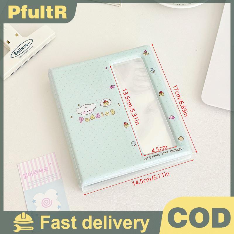 PfultR Hoạt Hình Photo Booth Album 40 Cái 2x6 Dải 20 Cái 4x6 4R Sách Lưu Trữ Ảnh Không