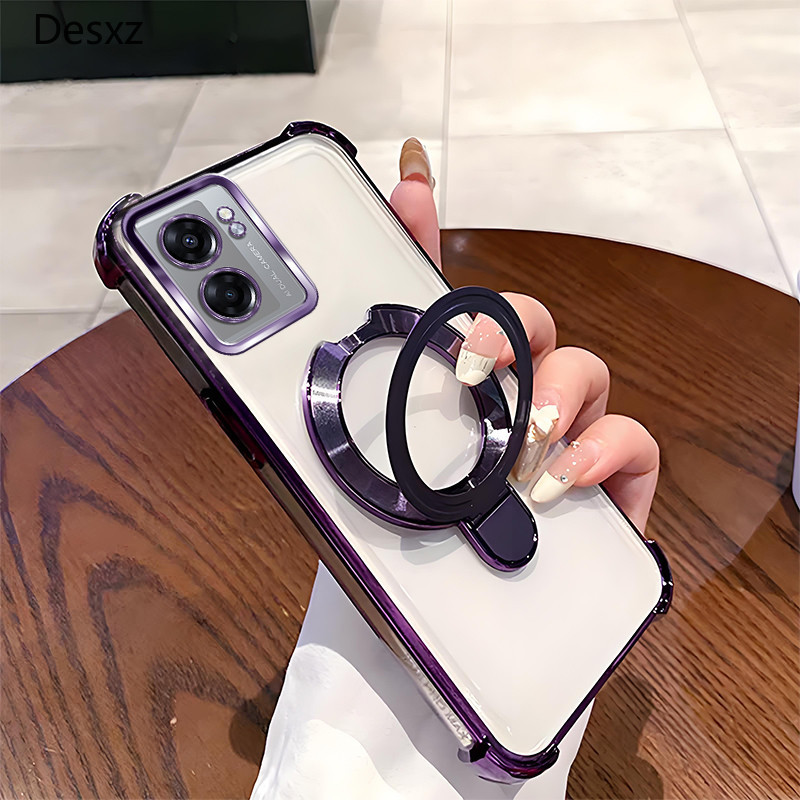 Ốp Lưng Silicon Cho OPPO A5X A5X 5G Vỏ Bảo Vệ Bốn Góc MỚI Có Giá Đỡ