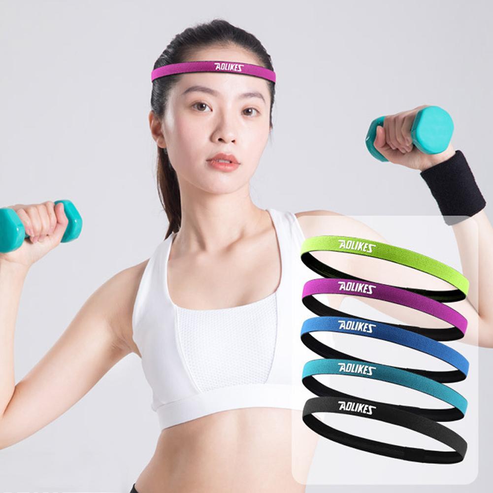 Băng đô thể thao chống trượt Grip Strong Sweat Guide Color Head Bands dành cho nam nữ Thể thao Thể d