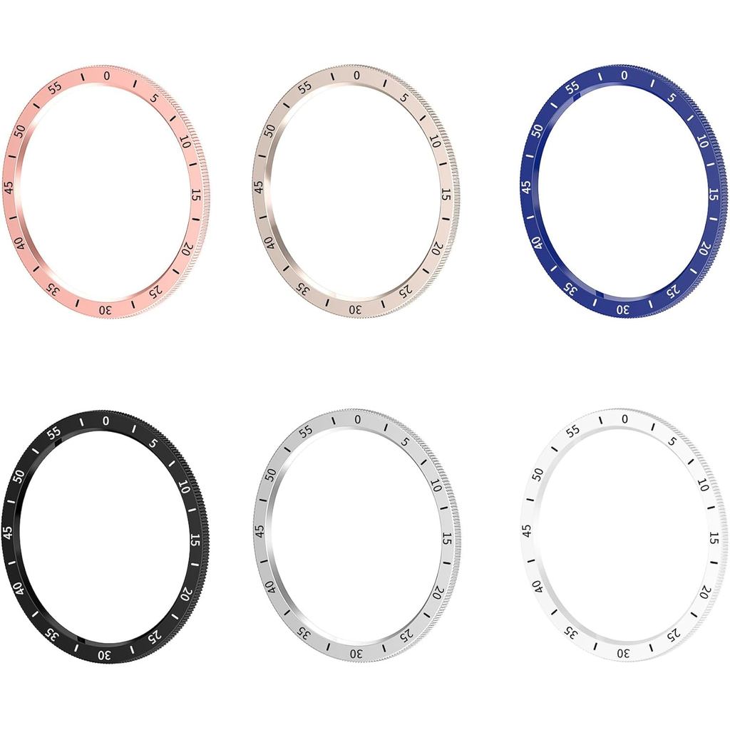 FitTurn Tương thích với Samsung Galaxy Watch 6 Classic 43mm 47mm Kiểu dáng vòng bezel, Vòng viền bảo
