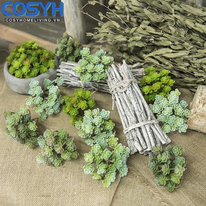 <cosyh>Artificial plants Micro Landscape Leaves Display Indoor Outdoor Garden