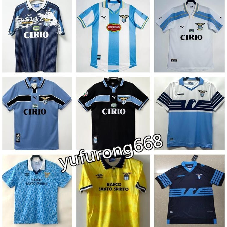 Áo Away Retro Lazio 1996-97, Tay Ngắn