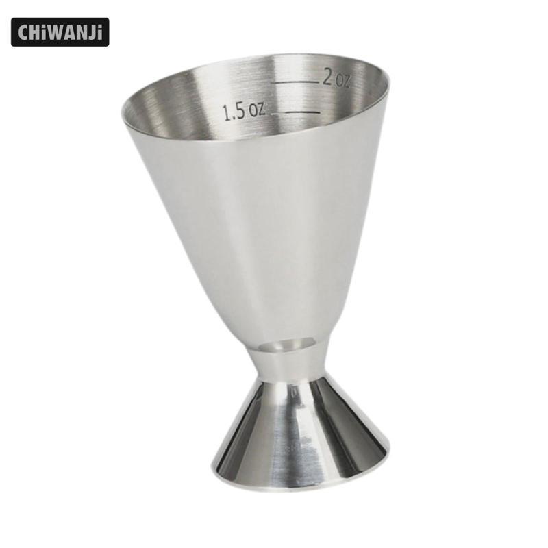 Jigger để pha chế, Dụng cụ pha chế cốc đo 2oz dễ dàng làm sạch Dụng cụ đo Jigger cho gia đình, tiệc 