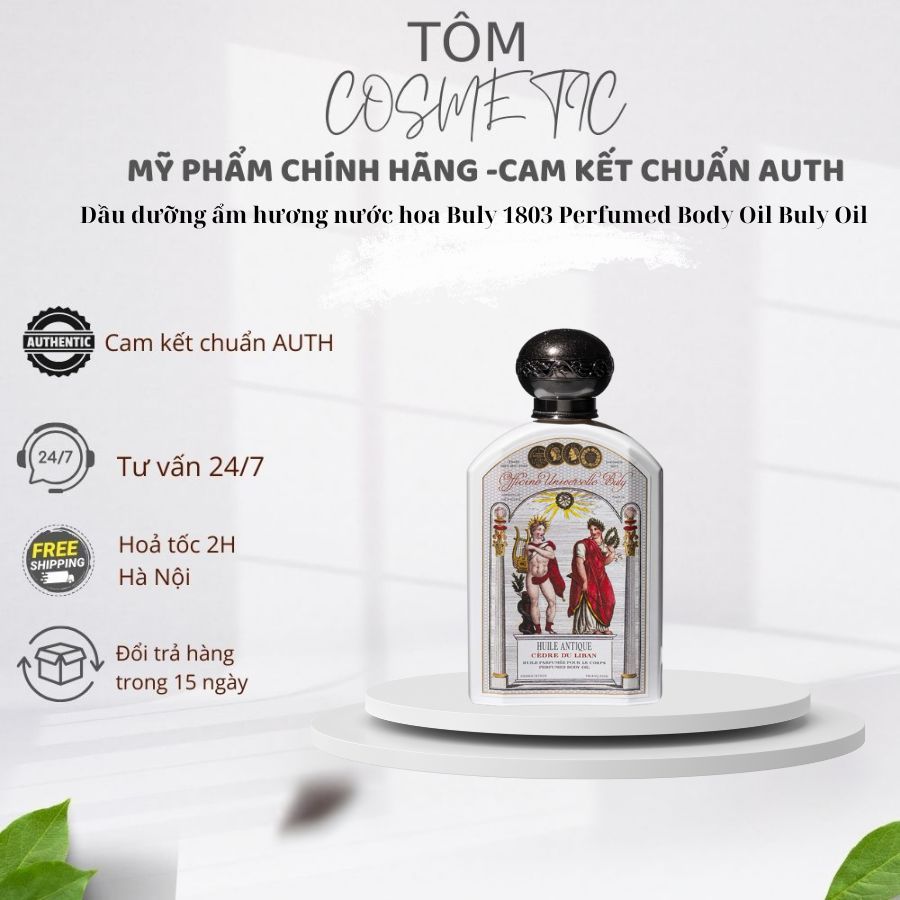Dầu dưỡng ẩm hương nước hoa Buly 1803 Perfumed Body Oil Buly Oil