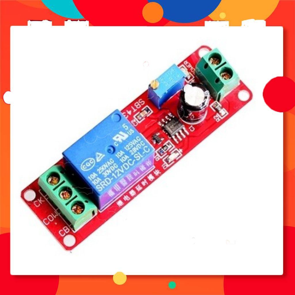 Mạch Relay Trễ IC555 12VDC Điện Tử Store99