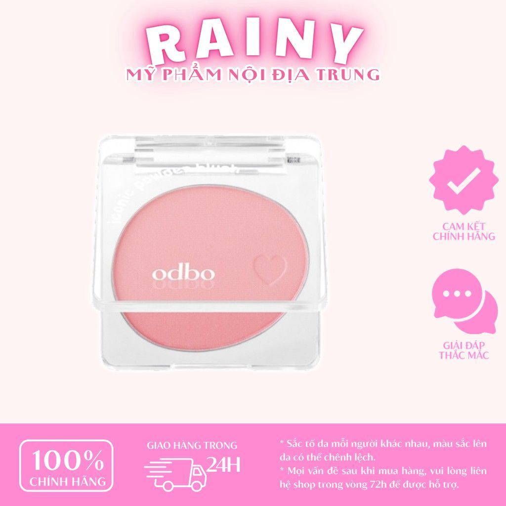 [ODBO] Phấn má hồng Odbo Iconic đơn sắc OD1325