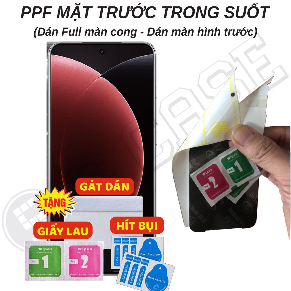 Dán PPF Full Màn Trong Suốt Cho Xiaomi 15 Ultra/ Xiaomi 15s Pro/ Xiaomi 15 Pro